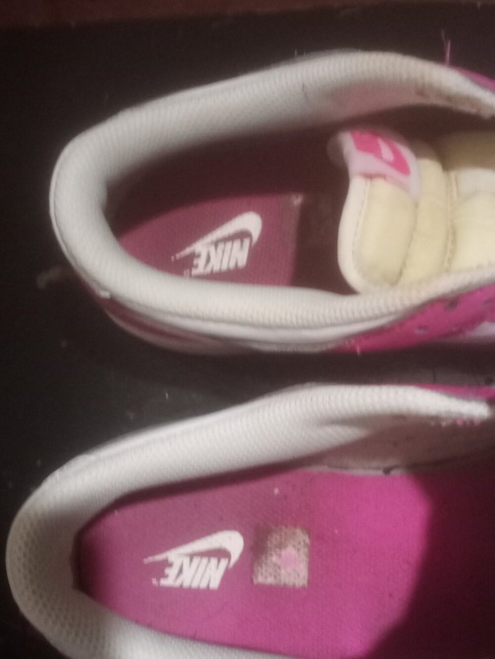 Nike Girls Dunk Low FB9109-102 Pink White Casual Shoes Sneakers Size 7Y - Picture 12 of 13